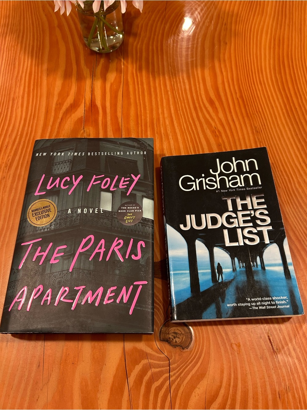 Thrillers/Mystery: The Paris Apartment & The Judge’s List